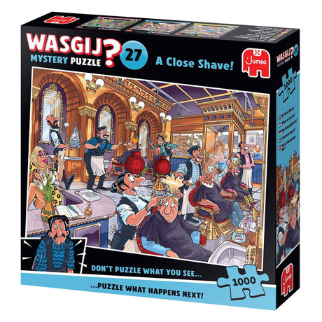 Puzzle Wasgij tajemnica 27 - ogień na patelni!, 1000 elementów.