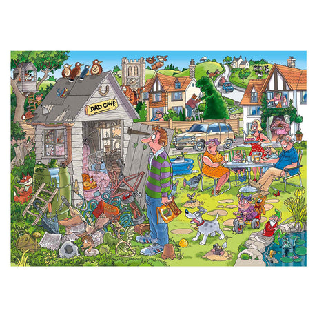 Puzzle Jumbo wasgij Destiny 28 - Jaskinia mężczyzny taty, 1000 elementów.
