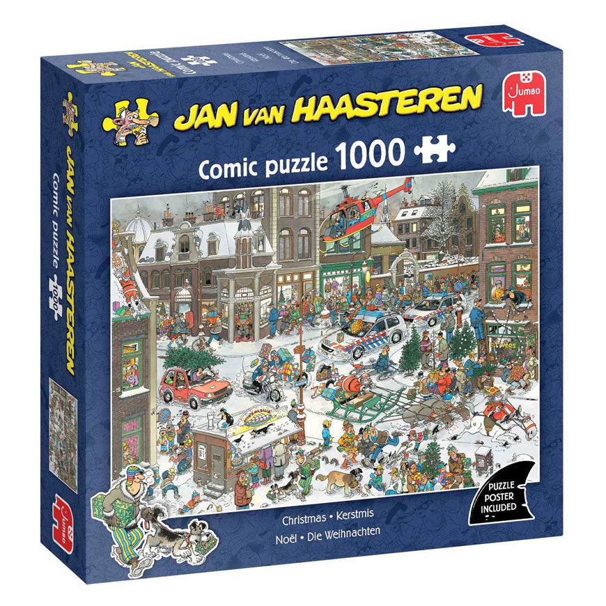 Puzzle Jumbo Jan van Haasteren - Boże Narodzenie, 1000 elementów.
