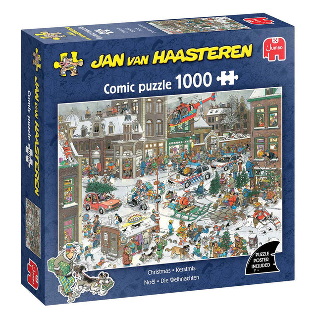 Puzzle Jumbo Jan van Haasteren - Boże Narodzenie, 1000 elementów.