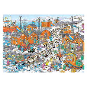 Puzzle Jumbo Jan van Haasteren - Wyprawa na Biegun Południowy, 1000 elementów.