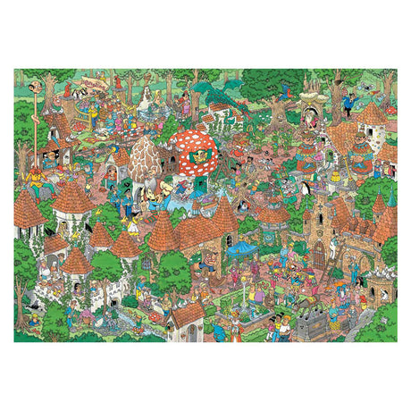 Puzzle Jumbo Jan van Haasteren - Bajkowy las Efteling, 1000 elementów.