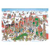 Puzzle Jumbo Jan van Haasteren - Wioska Świętego Mikołaja, 1000 elementów.