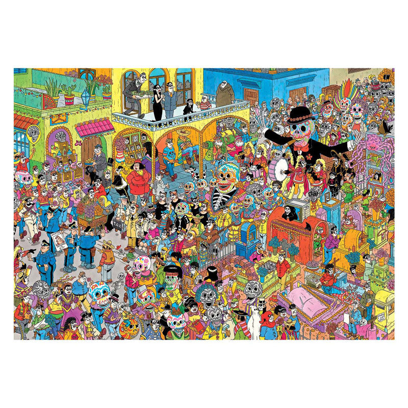 Puzzle Jumbo Jan van Haasteren Dias de los Muertos 1000szt