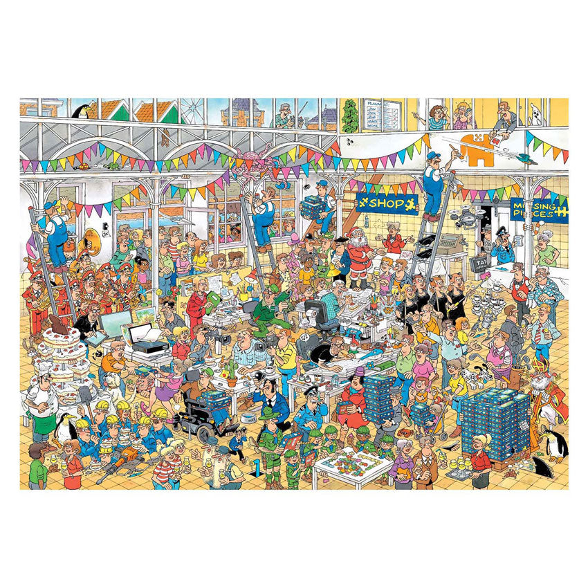 Puzzle Jumbo Jan van Haasteren - 10 lat Jan Van Haasteren Studio, 1000 elementów.