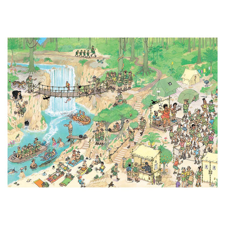 Puzzle Jana van Haasterena - Wycieczka po dżungli, 1000 elementów.
