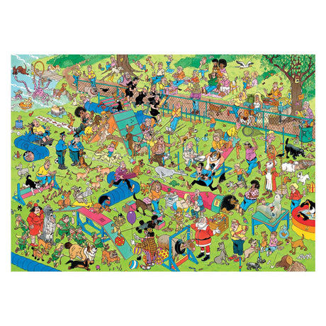 Puzzle Jumbo Jan van Haasteren - kurs dla psów, 1000 elementów.