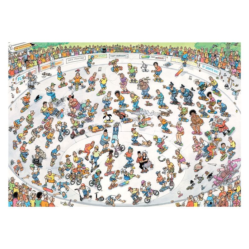 Jumbo puzzel 1000 st. jvh - skateboarden in de bowl