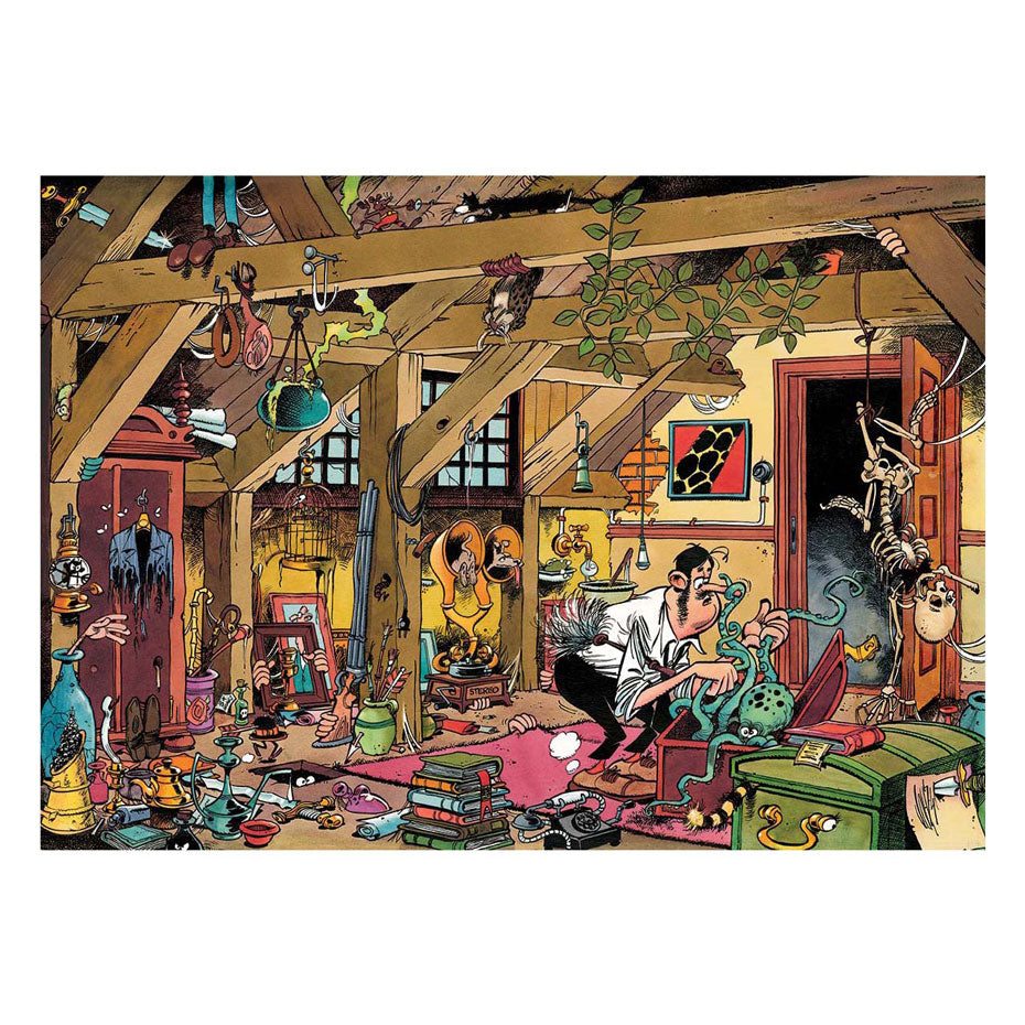 Puzzle Jumbo Jan van Haasteren - zabytkowe samochody kawaler, 1000 elementów.