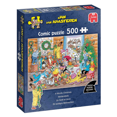 Jumbo puzzle 500 elementów Świąteczne puzzle jvh Świąteczna trema.