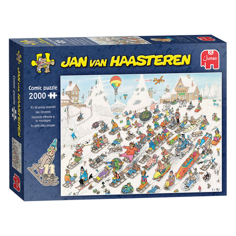 Jan van haasteren van onderen - puzzel 2000 stukjes volwassenen - legpuzzels