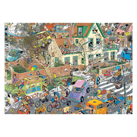 Puzzle Jumbo Jan van Haasteren - Burza safari 2w1, 2x1000 elementów.