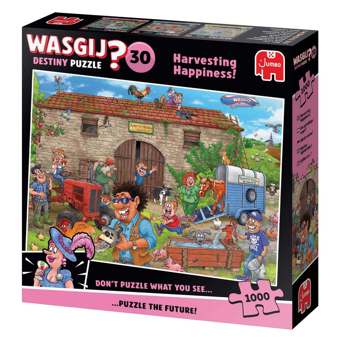 Jumbo wasgij przeznaczenie 30 - szczęśliwych zbiorów! - Puzzle 1000 elementów - układanka dla dorosłych - puzzle od 12 lat