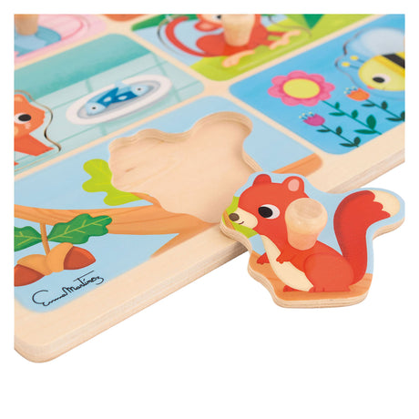 Jumbo puzzle z motywem gouli Moje ulubione jedzenie - 8 elementów.