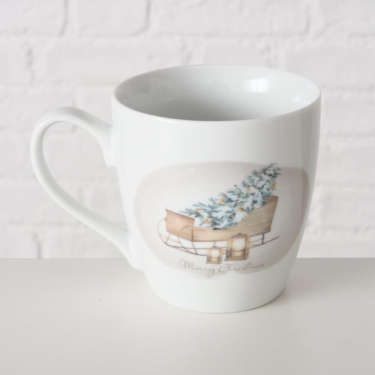 Kubek Boltze Home jumbo sanie 480 ml porcelana