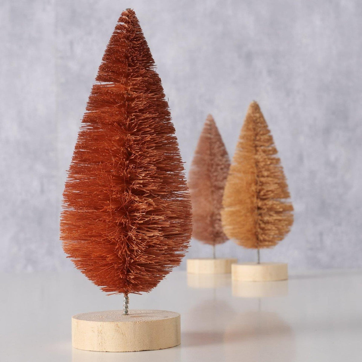 Figurka Boltze Home Choinka brązowa h16cm