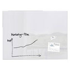 Glasmagneetboard artverum gl211 sigel 120x90cm wit