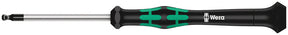 Wera 2052 Kraftform mikro śrubokręt z łbem sześciokątnym kulkowym, 1,5 mm x 60 mm - 1 szt. - 05118090001