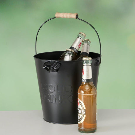 Wiadro do schładzania piwa Boltze Home z metalowym otwieraczem o wymiarach 25 x wys. 22 cm