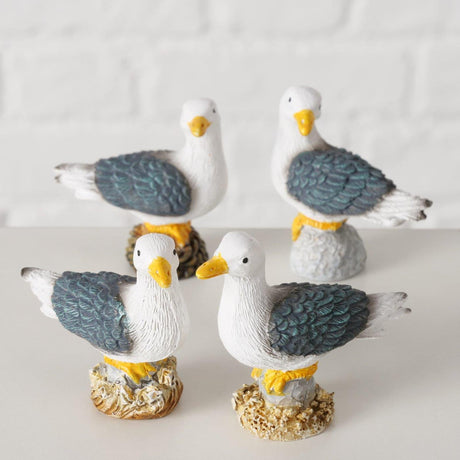 Figurka mewa Boltze Home z żywicy poliestrowej 5,5x2,5x5,5cm