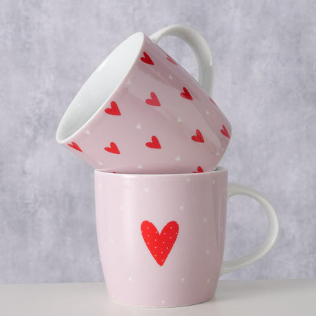 Kubek domowy Boltze Milena 330ml porcelana śr. 8,5x12cm
