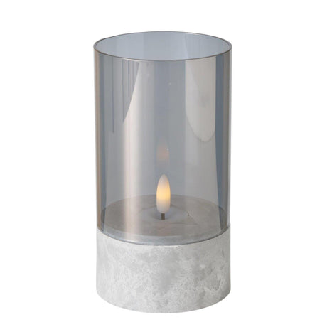 Świeca LED Boltze Home Livel z timerem szkło metal polipropylen ã˜8xh14,5cm