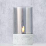 Świeca LED Boltze Home Livel z timerem szkło metal polipropylen ã˜8xh14,5cm