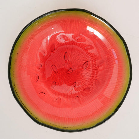 Boltze miska domowa szklana owocowa wys. 3,5cm, śr. 16cm melon