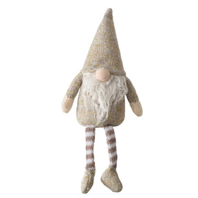 Boltze home gnome jari ze zwisającymi nogami 13x8x33cm beż