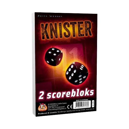 Zestaw rozszerzeń do gier White Goblin Knister Score Blocks, 2 szt.