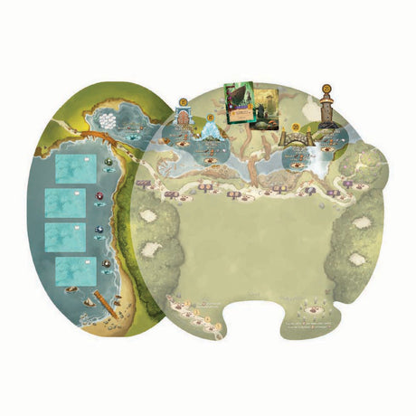 White Goblin Games Everdell: Pearlbrook gra planszowa (holenderski, dodatek, 1 - 4 graczy, 60 minut, od 10 lat)
