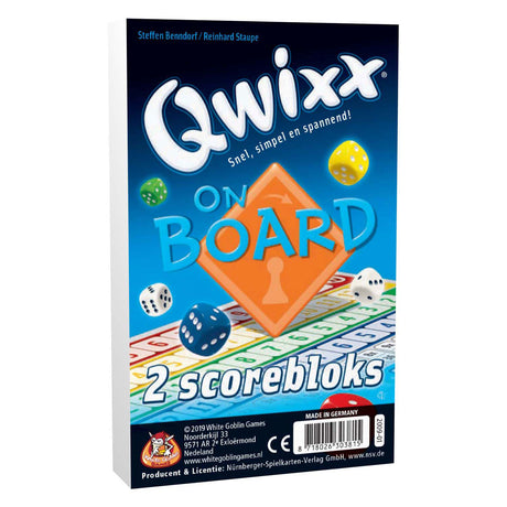 Gry White Goblin qwixx na blokach planszowych - dodatkowe bloki punktowe