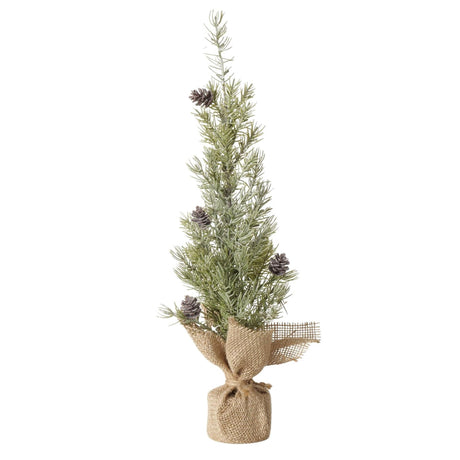 Sztuczna choinka Boltze home w worku jutowym sosnowym o wymiarach 15xh51cm