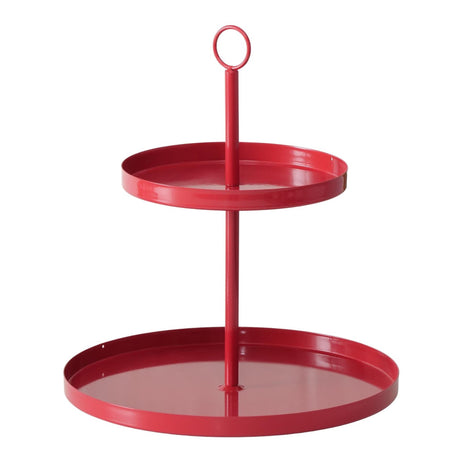 Boltze home etagã¨re samina red ã˜30xh34cm