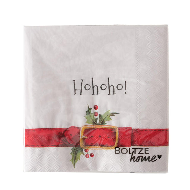 Serwetki domowe Boltze hohoho, opakowanie 20 sztuk, 16,5 x 16,5 x 3 cm