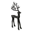 Figurka jelenia Boltze, czarna, 9x3x20cm