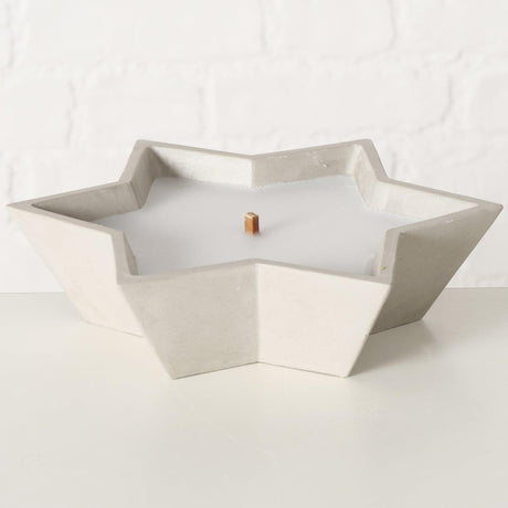 Boltze Home słoik na świecę Bonko Star ã˜14xh5cm