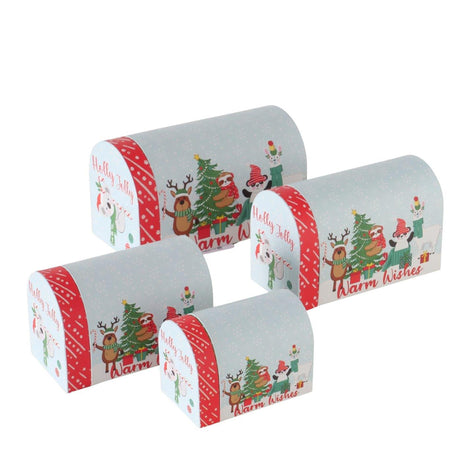 Zestaw pudełek upominkowych Boltze Hollyjolly, 4 sztuki