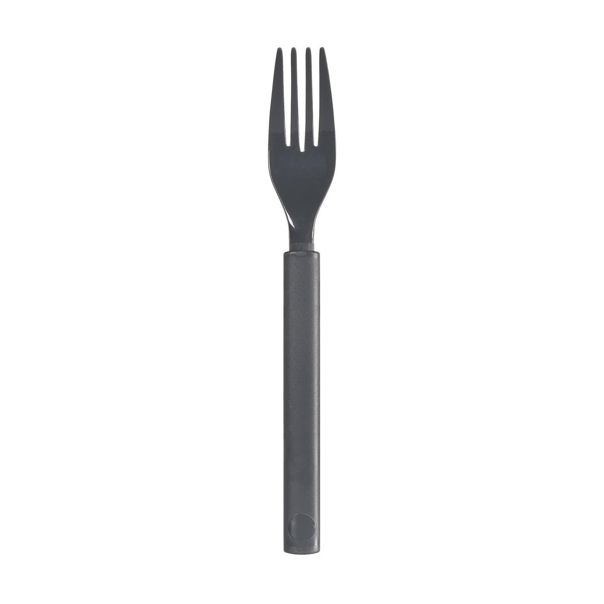 Plastikowy widelec granitowy Duni wielokrotnego użytku 18 cm, opakowanie 6 sztuk