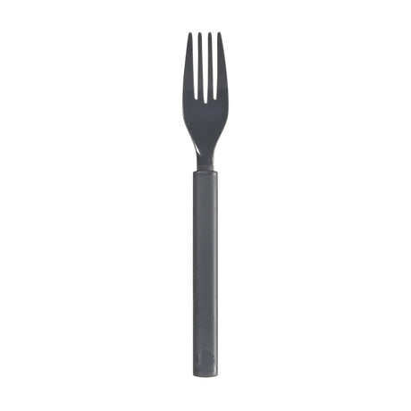 Plastikowy widelec granitowy Duni wielokrotnego użytku 18 cm, opakowanie 6 sztuk