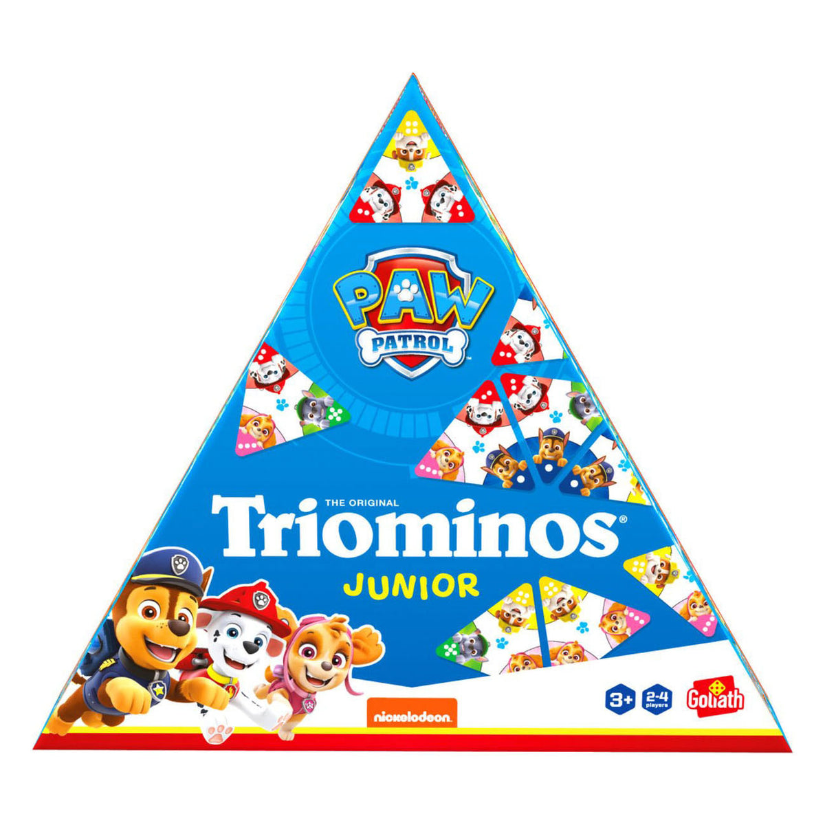 Goliath triominos junior paw patrol - gra planszowa - gra dla dzieci - graj w triomino ze swoją ulubioną postacią z psiego patrolu.