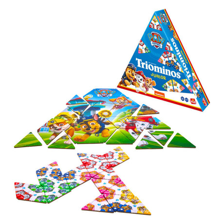 Goliath triominos junior paw patrol - gra planszowa - gra dla dzieci - graj w triomino ze swoją ulubioną postacią z psiego patrolu.