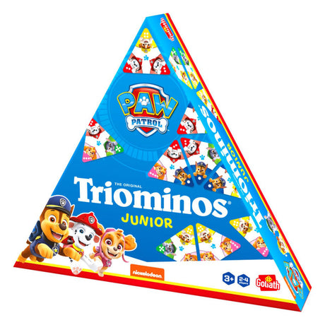 Goliath triominos junior paw patrol - gra planszowa - gra dla dzieci - graj w triomino ze swoją ulubioną postacią z psiego patrolu.
