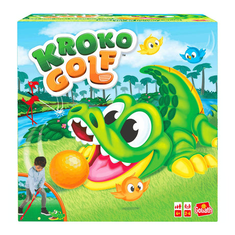 Juniorska gra w golfa w krokodyla Goliata