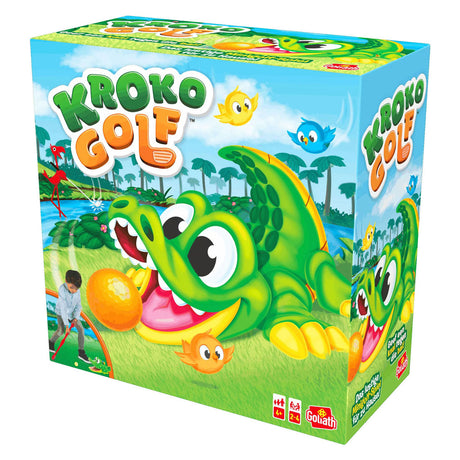 Juniorska gra w golfa w krokodyla Goliata
