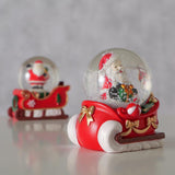 Boltze home sneeuwbal haven kunsthars rood 2 assorti