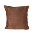 Boltze home kussen hygge polyester vierkant effen donkerbruin