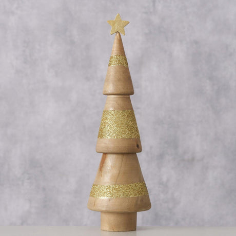 Boltze home decoratieve kerstboom luminara h20cm moeraspijnboom (pinus elliottii)