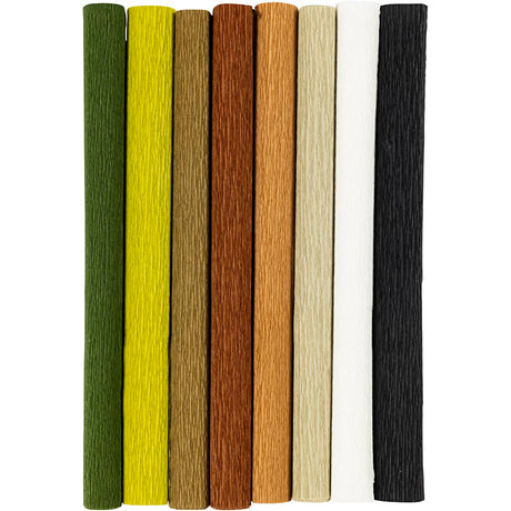 Firma Creativ https: www.cchobby.nl papier krepowy-arkusz-25x60-cm-crepe-ratio-180-105-gr-natural-8-arkusz-1-pudełko