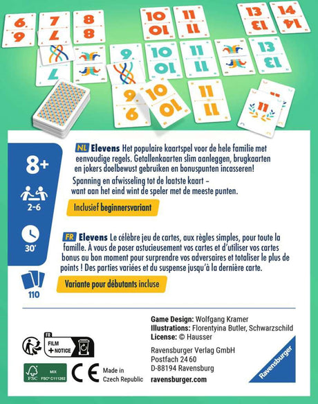 Gra karciana Ravensburger Elevens